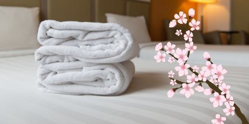 bedroom and towels